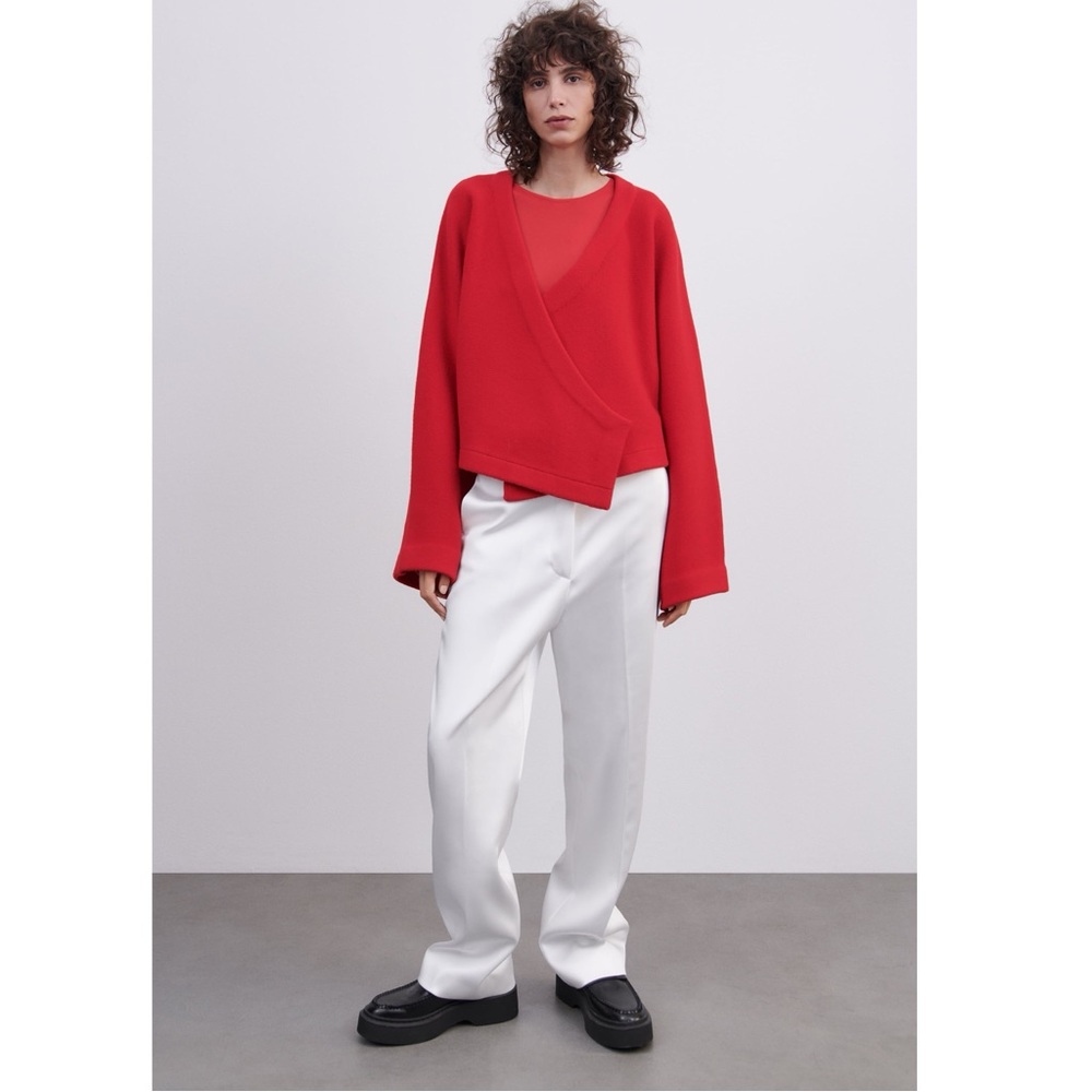 NWT Zara Limited Edition Satin Effect Pants size Medium